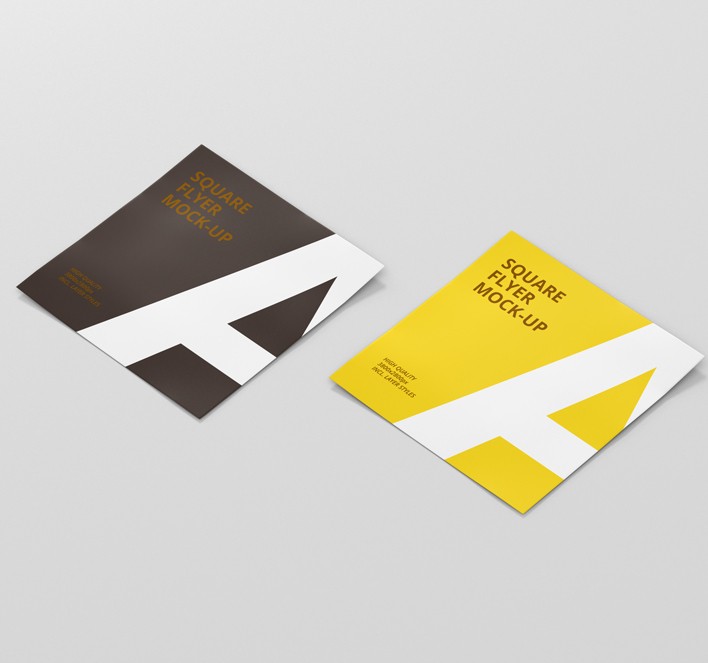 Square Flyer MockUp Premium and Free Mockups for your