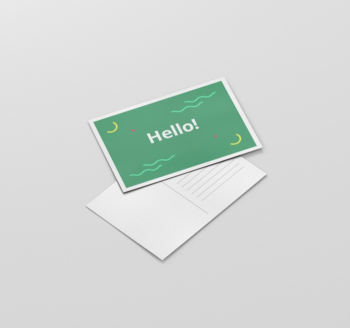 A6 Postcard / Flyer MockUp Premium and Free Mockups for