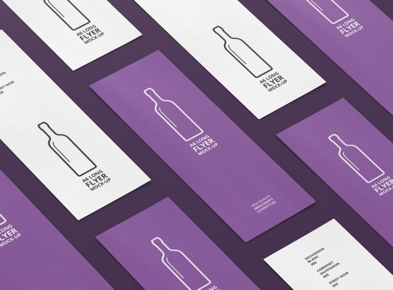 A6 Long Flyer MockUp Premium and Free Mockups for your