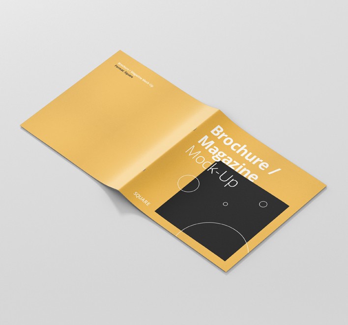 square brochure