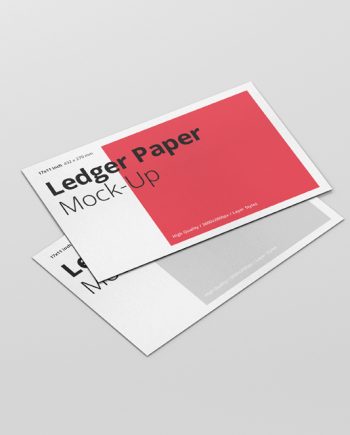 Ledger Paper Mockup