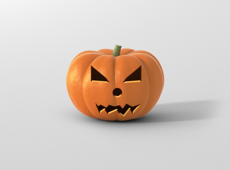 Pumpkin Halloween Mockup Premium and Free Mockups