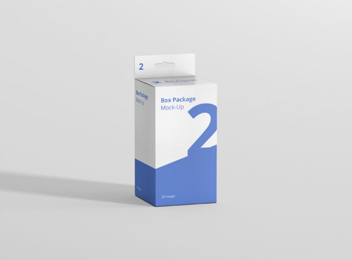 Hanger Box Mockup Rectangle