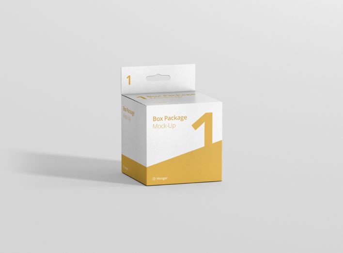 Hanger Box Mockup Square