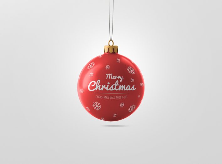 Christmas Ball Mockup