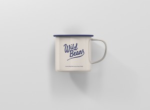 enamel mockup enamel mockup