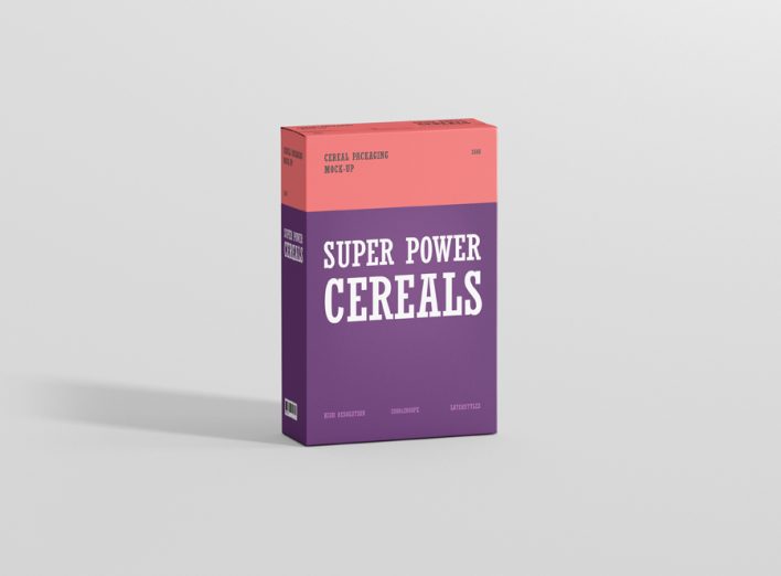 Cereals Box Mockup