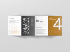 03_4_roll_fold_brochure_mockup_back_open_top