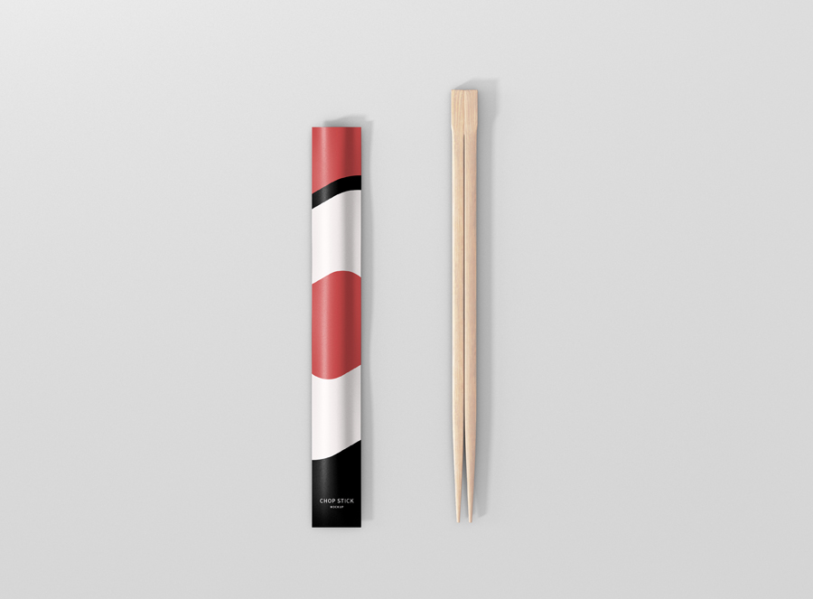 Chopsticks Mockup Fully Customizable Premium and Free