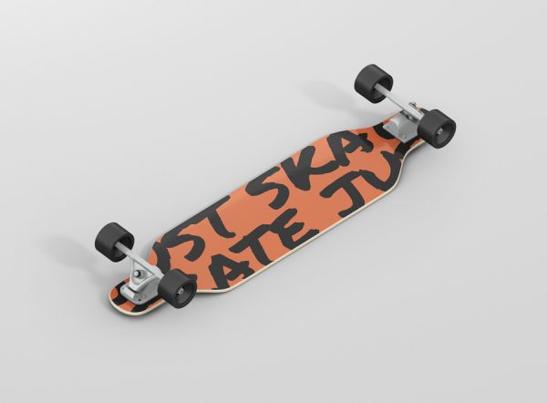 Freeride Longboard Mockup