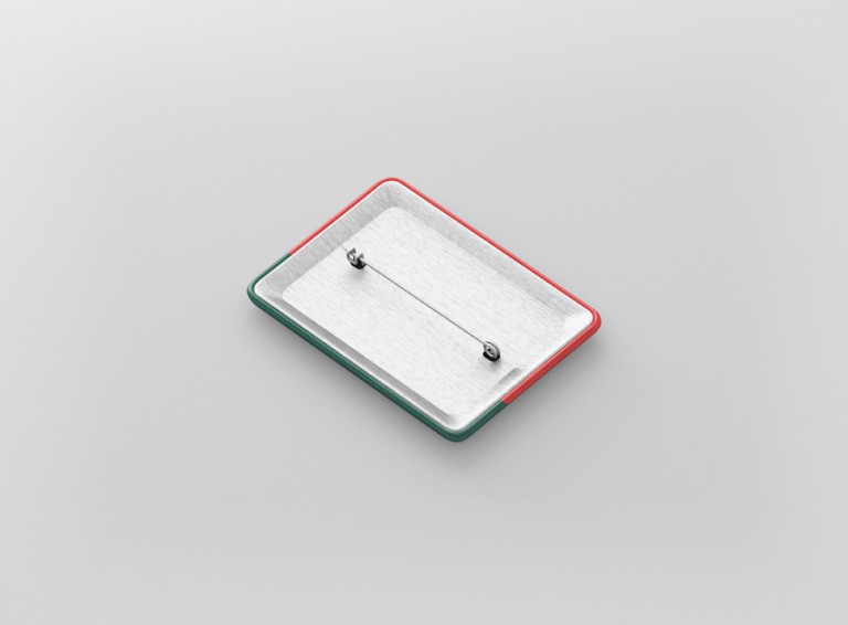 Rectangle Badge Button Mockup - Premium and Free Mockups